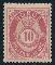 303: 36 - 10 re skravert II PRIMA Ustemplet med god sentrering. En av norges mest sjeldne merker ustemplet. Hk 50.000,- Utrop: 30000