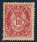 418: 53VI. 10 20mm pl. VI, postfrisk originalgummi. Prima.  (HK 3300) Utrop: 1000