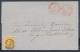 88: 2 - Flott brev med Hk 2 fullstemplet nr.st. 261 samt rdt stempel Chr. Bypost 19/5-1858 sendt til Slottet. Uvanlig! Utrop: 750