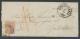 208: 9. Lite helbrev til Danmark fra Christiania 4/12 1868. Ankomsstemplet 7/12. Utrop: 500