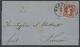152: 5. Dobbeltvektig brev til Troms� fra Bergen 22/2 1857. Utrop: 900