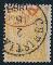 167: 6. 2sk v�pen 1863. Feilfritt merke med prima stpl. + del av r�dt. London Paid. (Har sittet p� brev til England) Uvanlig. (HK 2100+) Utrop: 500