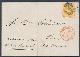 121: 2. Brevomslag sendt lokalt stemplet 364 og Christiania Bypost 10/2 1861 i r�dt sendt til Botanisk Have. Uvanlig pent brev av denne typen. Utrop: 700