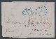 16: Betalt brev til Isle of Man stemplet Arendal 1/3 1857. En rekke transittsmpler p� begge sider, inkl Franco, Svinseund, Hamburg. Til tross for slitasje et attraktivt brev. Utrop: 1000