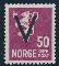 1210: 272. 50� V med vanmerke, postfrisk. Garantistpl. A.Bernten og blyantsignert F.C.Moldenhauer, (HK 3800) Utrop: 1000