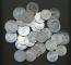2140: Stor lot med moderne s�lvmynter, brutto ca 800 gram ,  v.kv Utrop: 8000