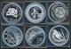 2238: OL Salt Lake City 2002, 6 mynter i s�lv ,  proof Utrop: 1000