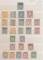 1605: Samling 1855-1909 i liten innstikksbok. NK1-35 komplett, NK44 og div. stolpeskrift, 1905-09 kompl. minus en 2kr. God kvalitet hele veien! Utrop: 6000